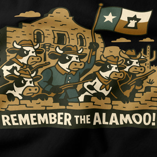 Remember the Alamoo T-Shirt-T-Shirt-My Store-Ink and Empire